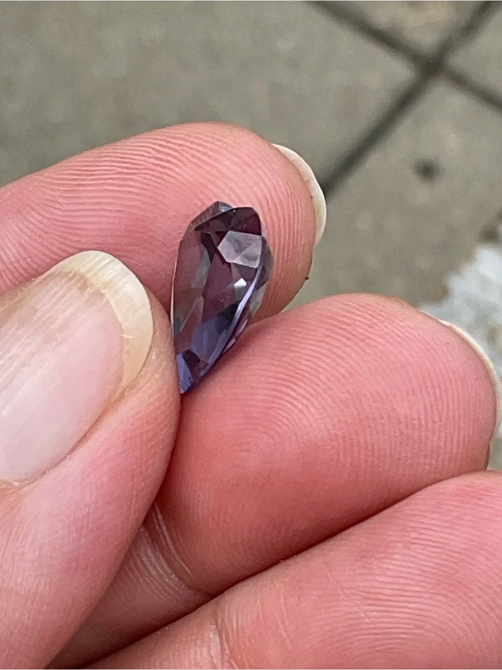 Lab Created, Color Changing Sapphire Loosegem